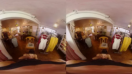 Domino Presley in Head over Heels Shemale VR Porn Video - VRBTrans