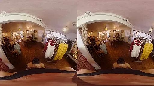 Domino Presley in Head over Heels Shemale VR Porn Video - VRBTrans