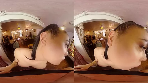 Domino Presley in Head over Heels Shemale VR Porn Video - VRBTrans