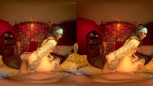 Ryder Monroe in My ASStrologer Shemale VR Porn Video - VRBTrans