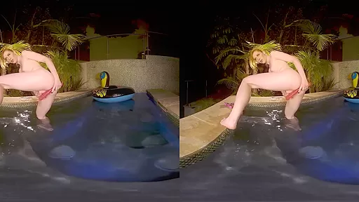 Shiri Allwood in Wet Paradise Shemale VR Porn Video - VRBTrans