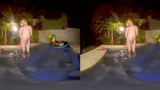 Shiri Allwood in Wet Paradise Shemale VR Porn Video - VRBTrans
