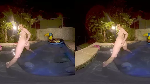 Shiri Allwood in Wet Paradise Shemale VR Porn Video - VRBTrans