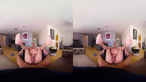 Domino Presley in Paid In Full Shemale VR Porn Video - VRBTrans