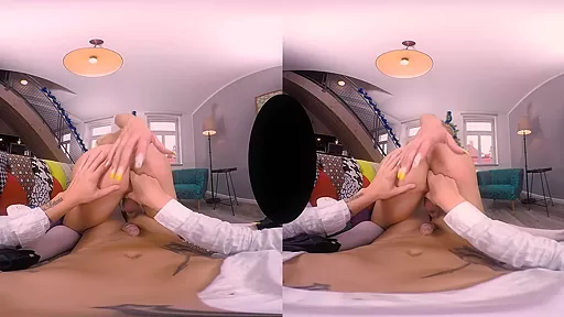 Eva Paradis in Christmas Eva Shemale VR Porn Video - VRBTrans