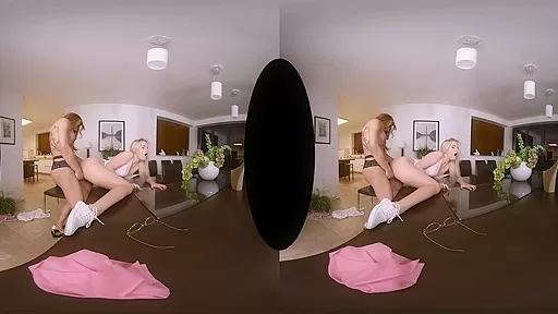 Vanessa Jhons in Maid With Benefits Shemale VR Porn Video - VRBTrans