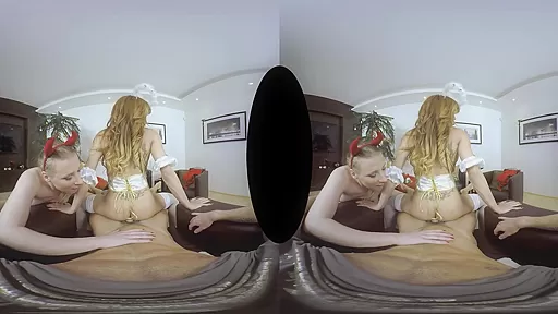Redvex & Vanessa Jhons in Heaven and Hell Shemale VR Porn Video - VRBTrans