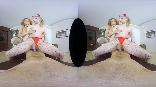 Redvex & Vanessa Jhons in Heaven and Hell Shemale VR Porn Video - VRBTrans