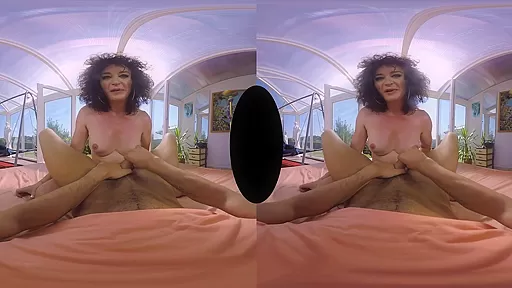 Celine in The Secret Garden Shemale VR Porn Video - VRBTrans