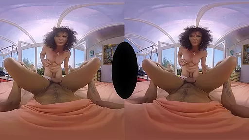 Celine in The Secret Garden Shemale VR Porn Video - VRBTrans