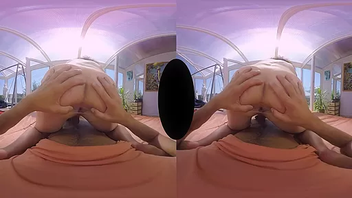 Celine in The Secret Garden Shemale VR Porn Video - VRBTrans