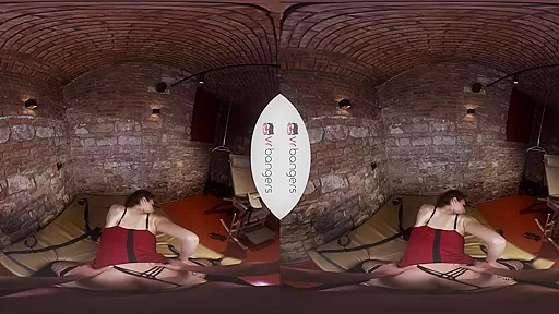 Nikki Vidic in Lady In Red Shemale VR Porn Video - VRBTrans