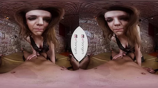 Nikki Vidic in Lady In Red Shemale VR Porn Video - VRBTrans