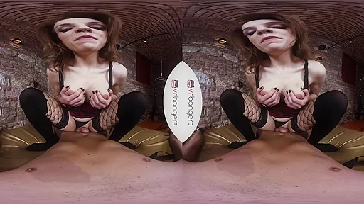 Nikki Vidic in Lady In Red Shemale VR Porn Video - VRBTrans