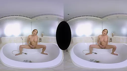 Vanessa Jhons in Bubble Trouble Shemale VR Porn Video - VRBTrans