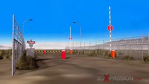 Secrets of Area 51. 3d dickgirl androids plays with a sexy ebony in the lab
