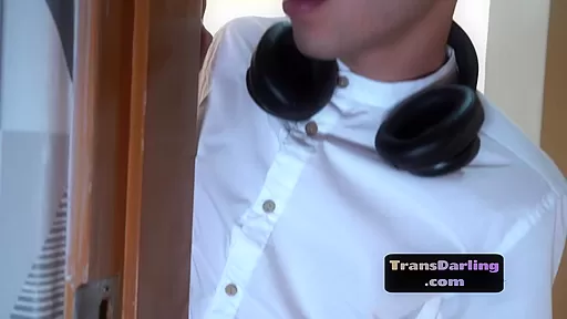 Busty latina trans rimmed before bareback sex