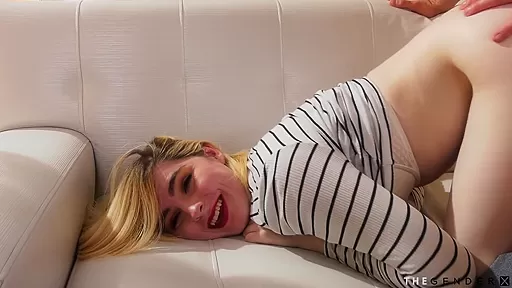 College trans beauty showing of her shecock to room mate