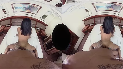 Thayssa Fadinha in Thayssa Fadinha & Riquelme - SexLikeReal Shemale