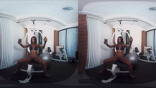 Natassia Dreams in Natassia Dreams Hardcore Workout - SexLikeReal Shemale