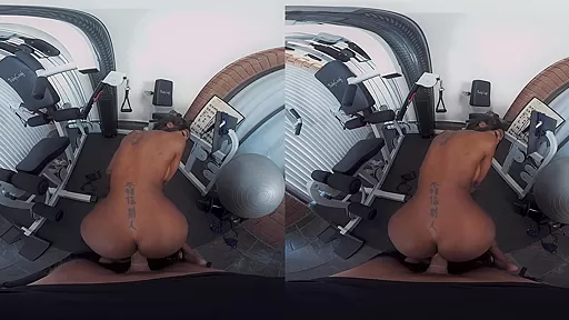 Natassia Dreams in Natassia Dreams Hardcore Workout - SexLikeReal Shemale