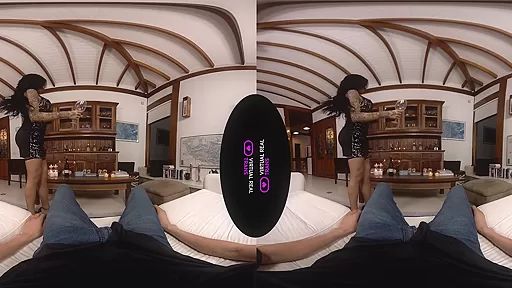 Pyetro Baggio,Vitoria Neves in Garter Belt Lover - SexLikeReal Shemale