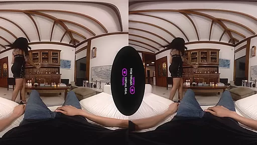 Pyetro Baggio,Vitoria Neves in Garter Belt Lover - SexLikeReal Shemale