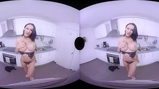 Kimber Lee,Nathan Raider in Do the washing-up - SexLikeReal Shemale