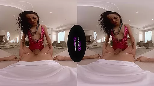 Hanna Rios,Pyetro Baggio in Carnival Mask - SexLikeReal Shemale