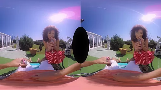 Celine David in Boner In The Garden - SexLikeReal Shemale