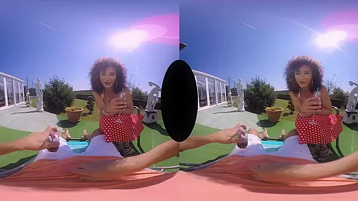 Celine David in Boner In The Garden - SexLikeReal Shemale