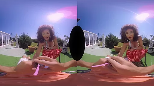 Celine David in Boner In The Garden - SexLikeReal Shemale
