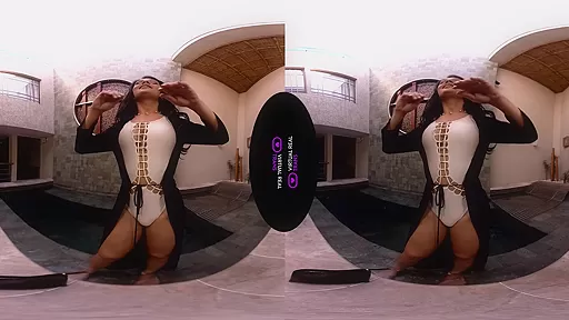 Jaqueline Pereira in Alone In The Jacuzzi - SexLikeReal Shemale