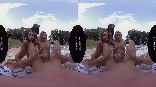 Paty Cameron & Bronze & Hanna Rios in Spring breakers - VirtualRealTrans