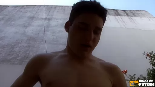 Blonde shemale and a guy pump deep their asses outdoor
