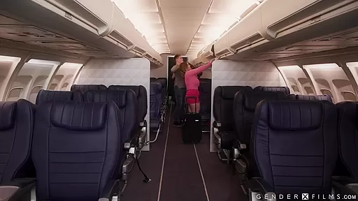 Trans Am Stewardess Is One Kinky Slut