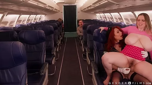 Trans Am Stewardess Is One Kinky Slut
