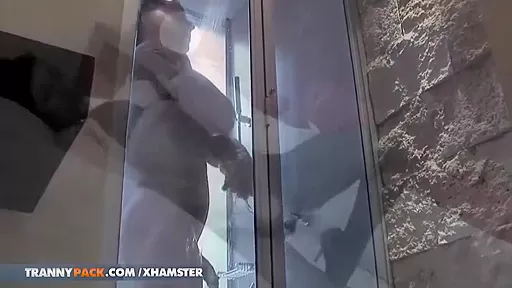Brunette Shemale Gets Blowjob From A Dude Before Hardcore