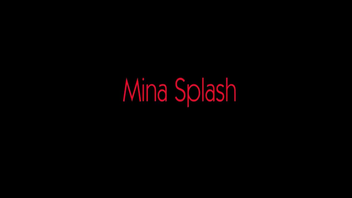 Mina Splash Onto Black