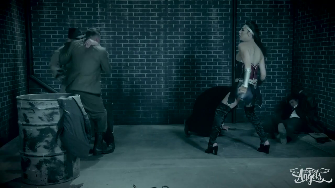 Lance Hart & Chanel Santini in Wonder Woman: A XXX Trans Parody - TransAngels