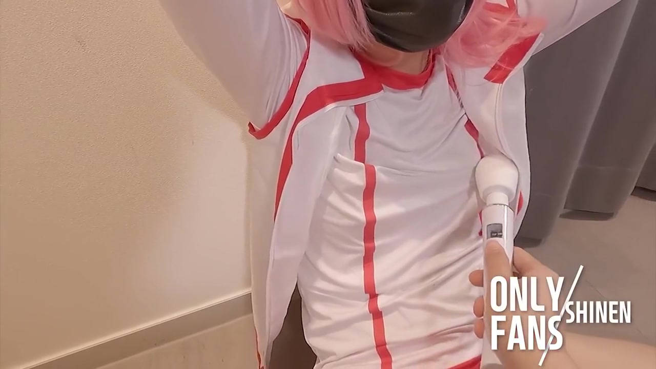 Uma Musume Haru Urara Eating Carrot To Ass Vibrator To Dick Asian Femboy Cosplayer .9