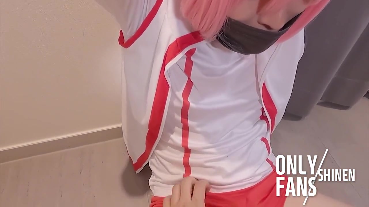 Uma Musume Haru Urara Eating Carrot To Ass Vibrator To Dick Asian Femboy Cosplayer .9