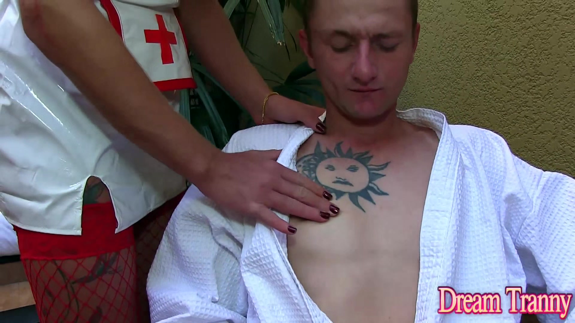 Sexy Trans Nurse Amanda Fialho Trades Anal with The Lucky Patient