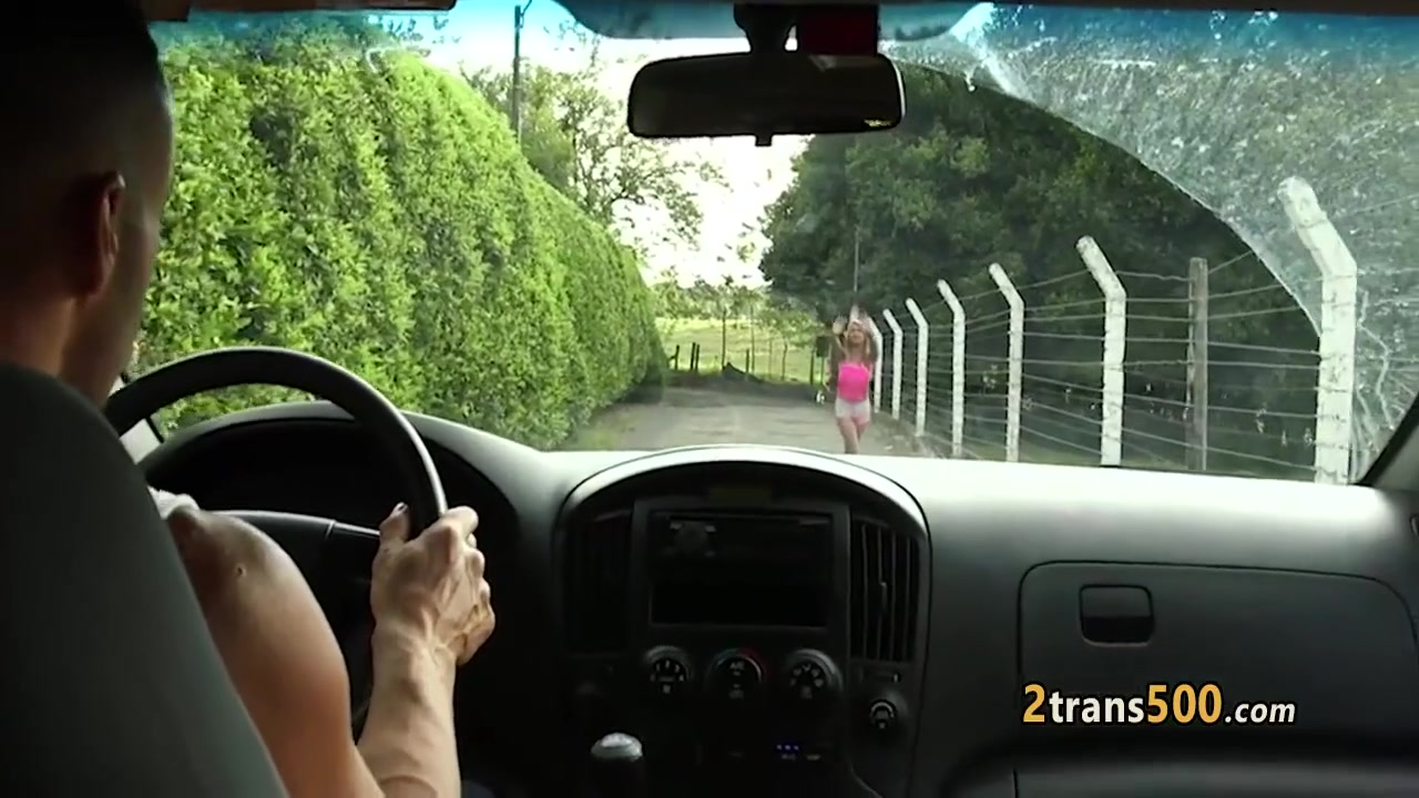 Tranny Hitchhiked And Got Fucked