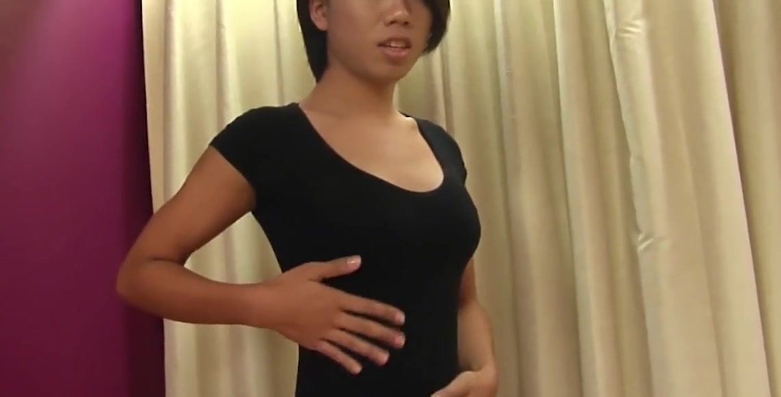 Short-haired Brunette Ladyboy with High Heel
