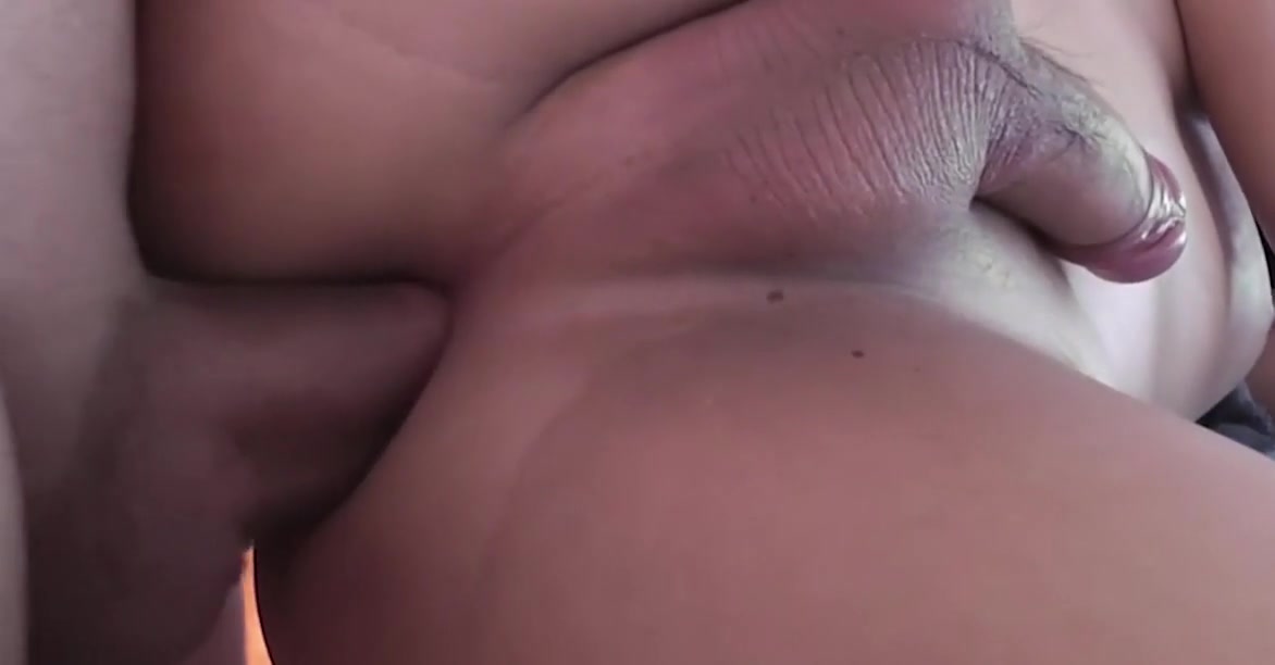 Petite Ladyboy in a Towel Gets Missionary Fucked in the Bathroom