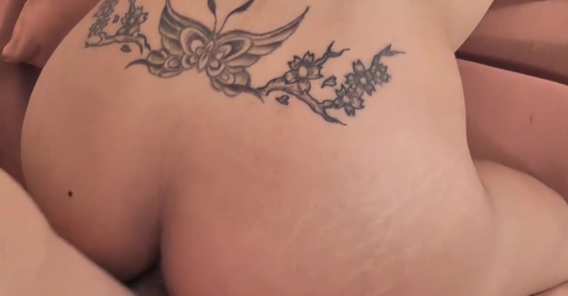 Brunette Ladyboy with Pointy Nipples Gets her Small Cock Sucked by a Dude