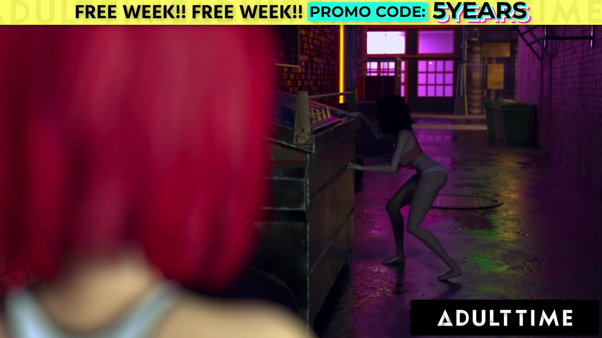 F.U.T.A. SENTAI SQUAD - Futuristic Futanari Redhead Creampies Wild Chick & Self-Sucks With Big Facial
