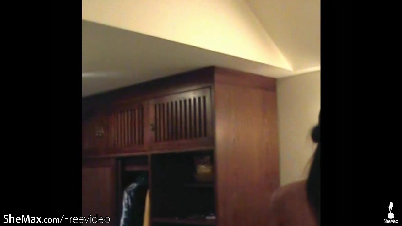 Two horny ladyboys jerk dicks on bed and flaunt butts