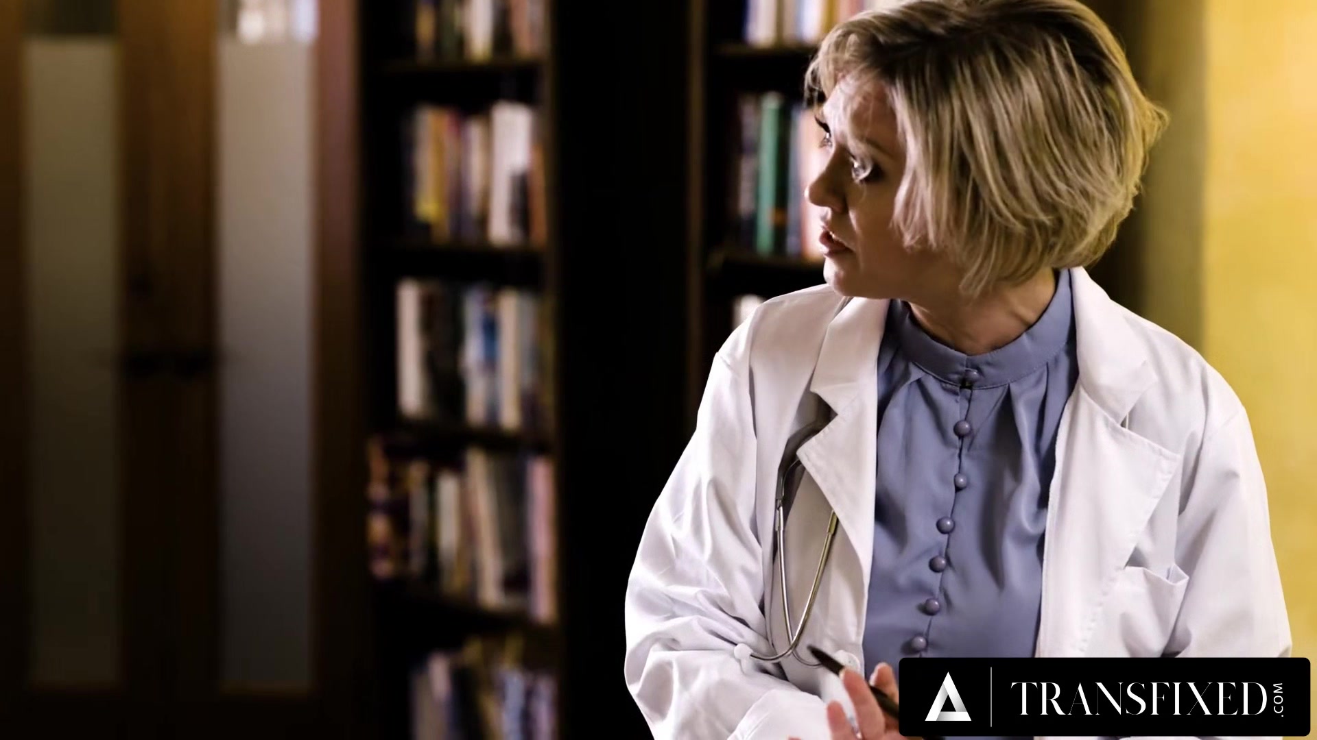 TRANSFIXED - Jean Hollywood Has A Physical Exam With Trans Nurse Khloe Kay & Her Cis Lesbian Doctor